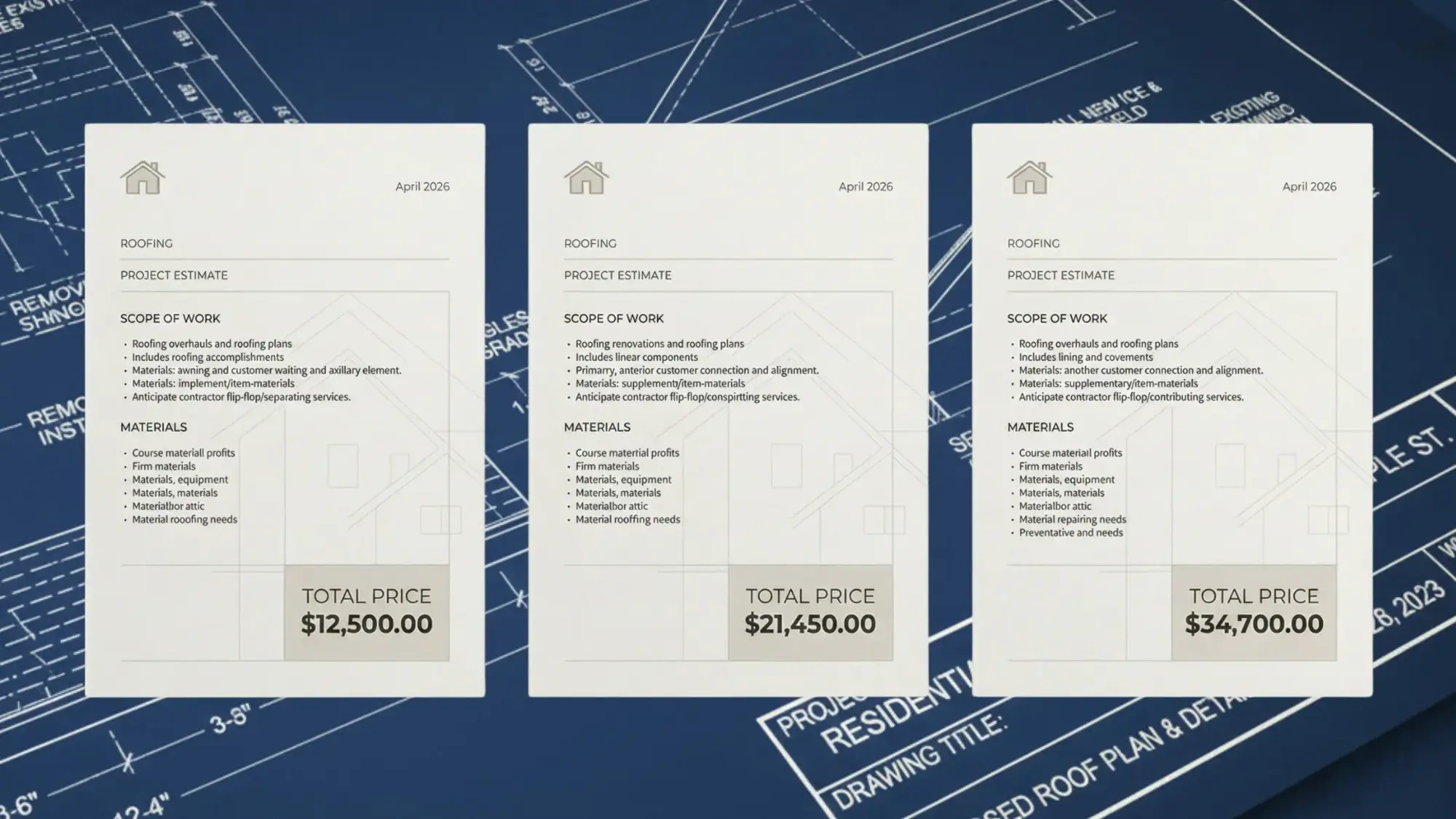 Why Roofing Quotes Vary by $15,000